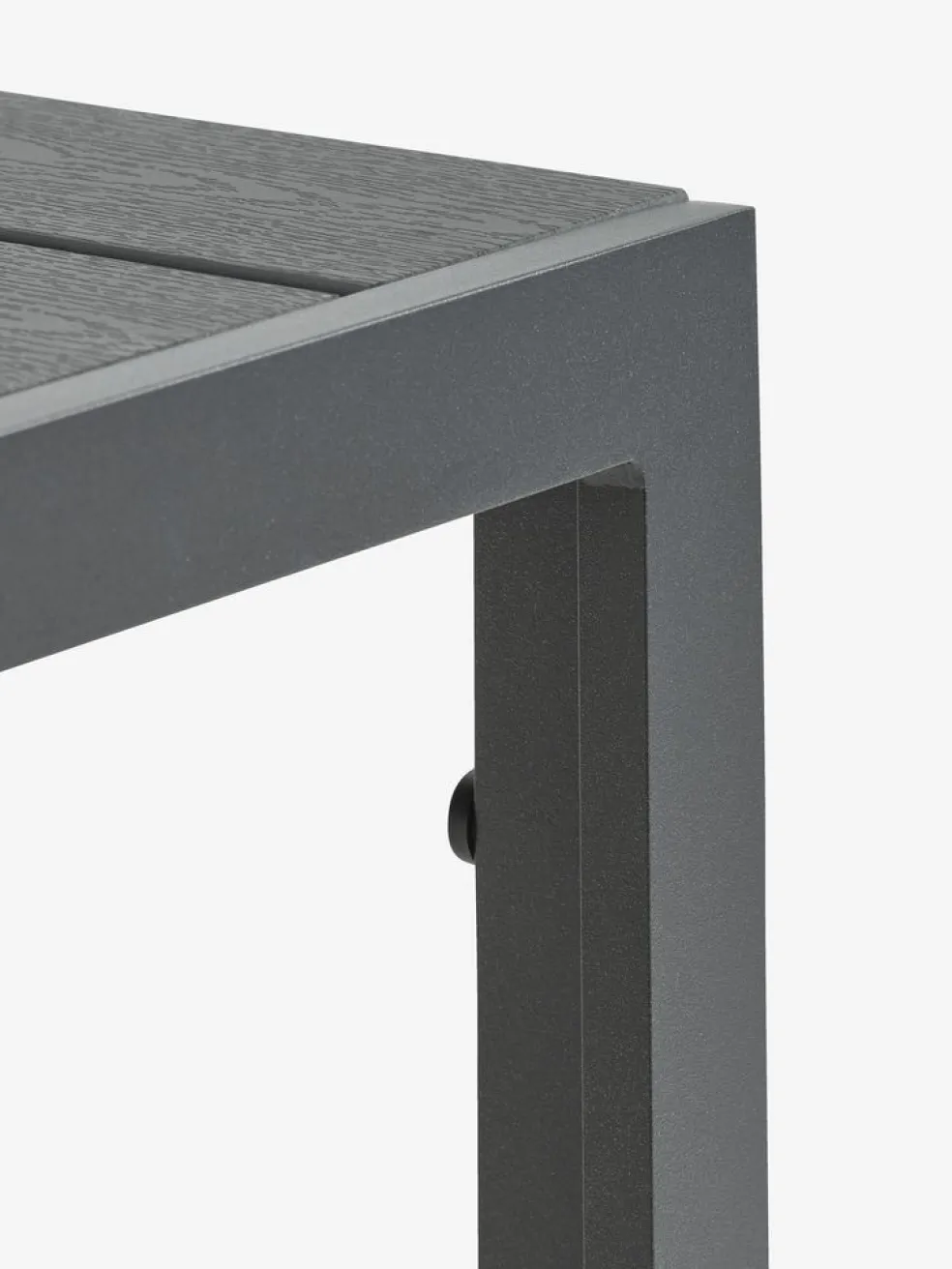 JERSORE + LEKNESJERSORE L140 table + 4 LEKNES chaises noir