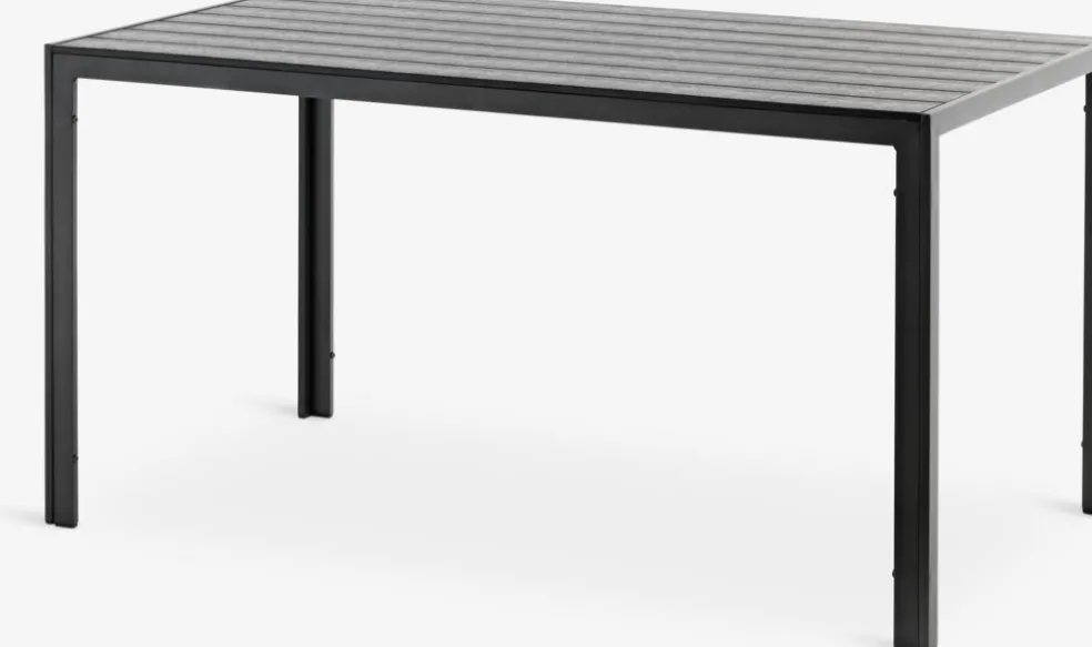 JERSORETable de jardin JERSORE l80xL140 noir