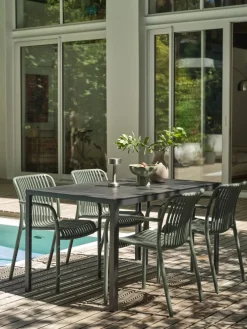 JERSORETable de jardin JERSORE l80xL140 noir