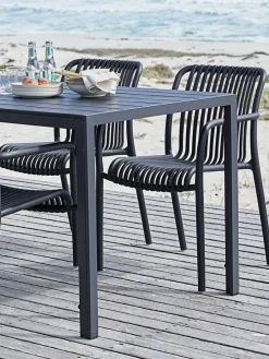 JERSORETable de jardin JERSORE l80xL140 noir