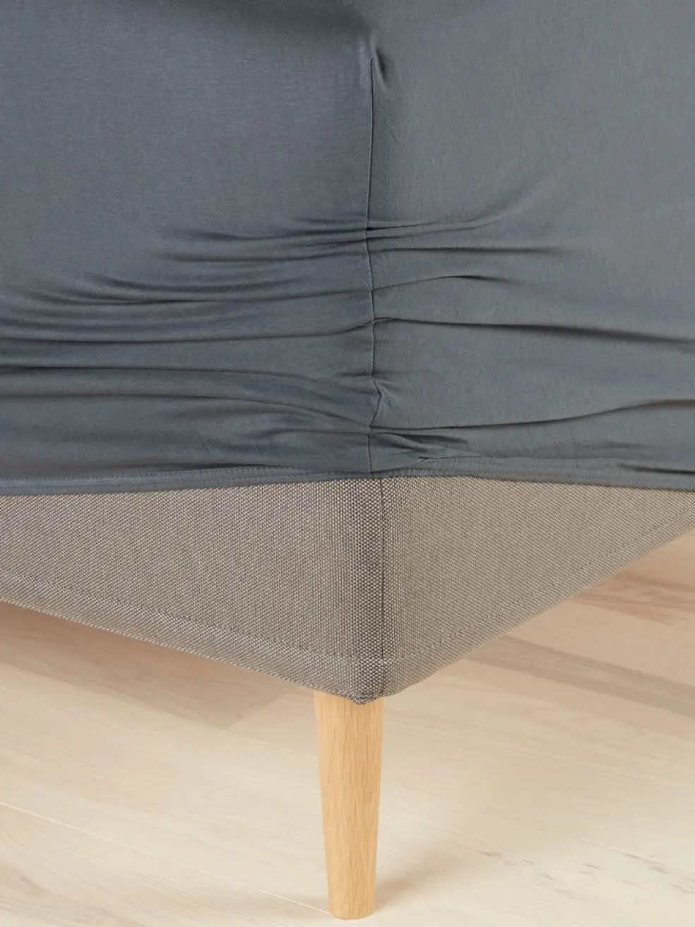 JETTEGoldDrap-housse Jersey JETTE 140/150x200x35 gris