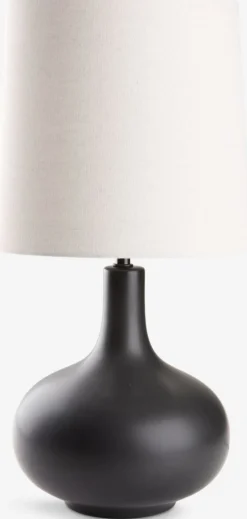 JOACHIMLampe de table JOACHIM Ø27xH54cm beige/noir