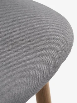 JONSTRUPChaise JONSTRUP tissu gris/coloris chêne naturel