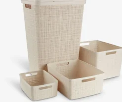 JUTEPanier JUTE 4,5L plastique blanc cassé