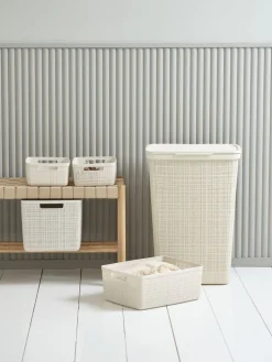 JUTEPanier JUTE 4,5L plastique blanc cassé