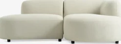 JYLLINGECanapé JYLLINGE méridienne tissu teddy beige