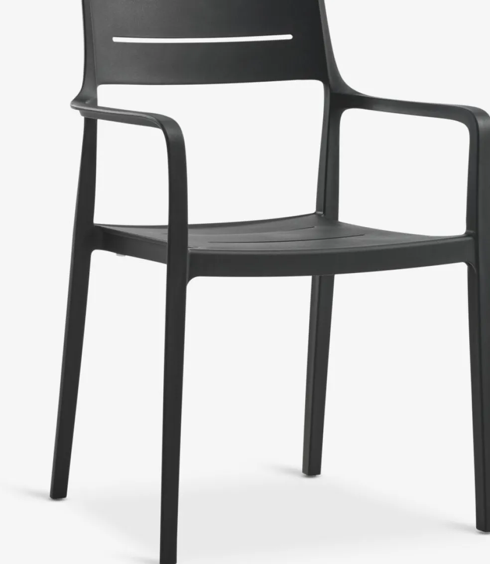 KAPPRUET + INGSTRUPKAPPRUET L65 table + 2 INGSTRUP chaises noir