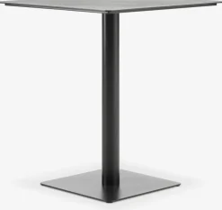 KAPPRUET + TRILLEVALLENKAPPRUET L65 table + 2 TRILLEVALLEN chaises noir