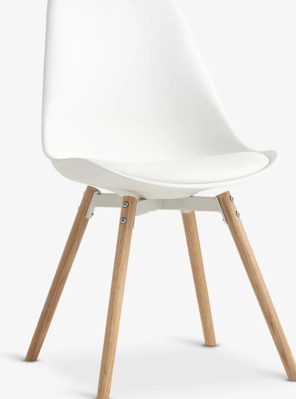KASTRUPChaise KASTRUP blanc/chêne