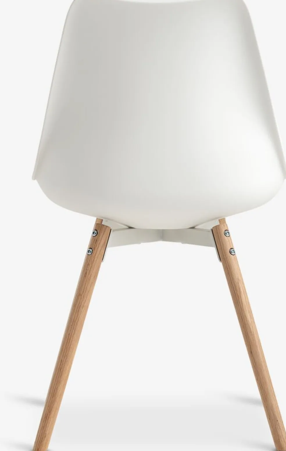 KASTRUPChaise KASTRUP blanc/chêne