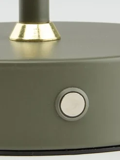 KENTLampe à piles KENT Ø16xH25cm vert tactile a/minuterie