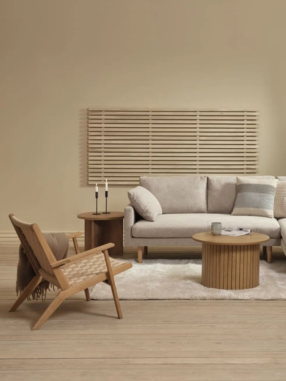 KETTINGEPanneau mural KETTINGE 200x90 naturel