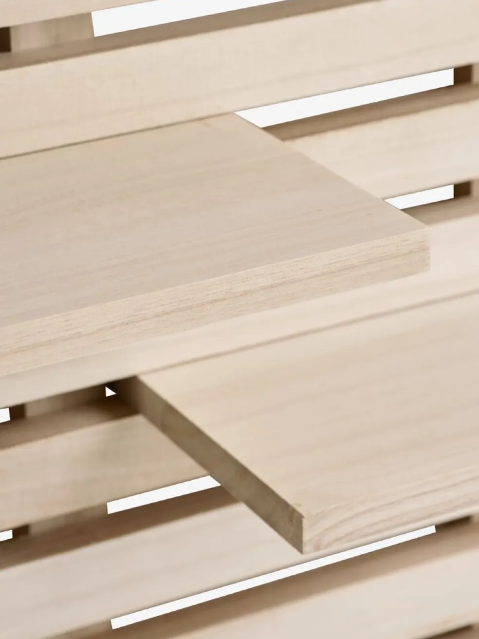 KETTINGEÉtagère murale KETTINGE 6 tablettes naturel