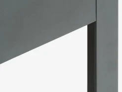 KILDENCadre de lit KILDEN 90x200 gris foncé