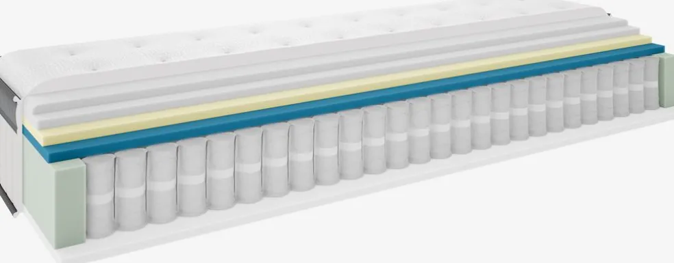 KIVAGoldMatelas à ressorts 140x190cm KIVA Mou