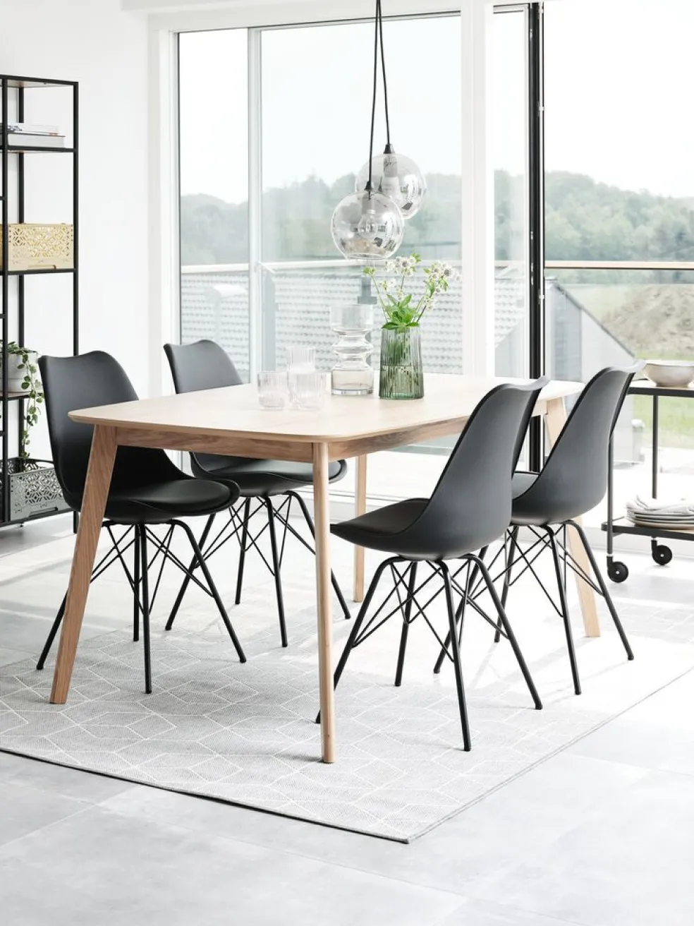 KLARUPChaise KLARUP noir/noir