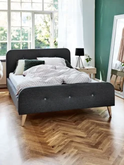 KONGSBERGCadre de lit KONGSBERG 140x200 gris