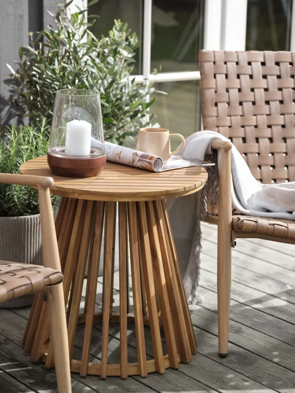 KRAGEVIGTable d'appoint KRAGEVIG Ø50xH50 acacia massif