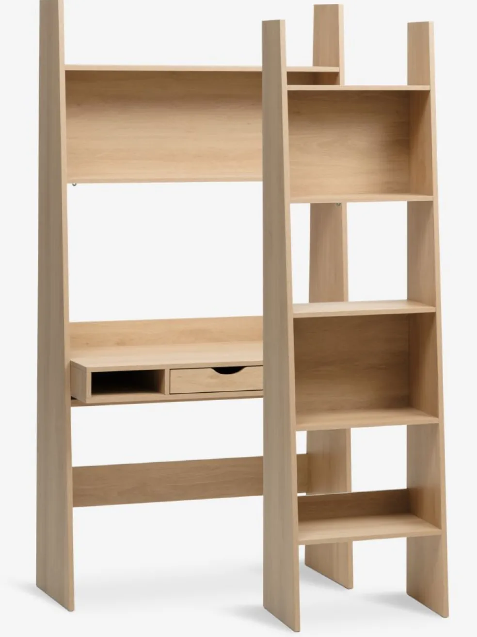 KRARUPBureau KRARUP 2 tablettes 95x185 coloris chêne naturel