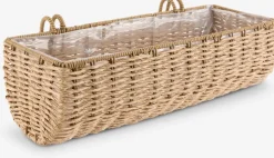 KUBBBalconnière KUBB l18xL50xH16 naturel