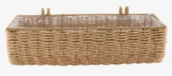 KUBBBalconnière KUBB l18xL50xH16 naturel