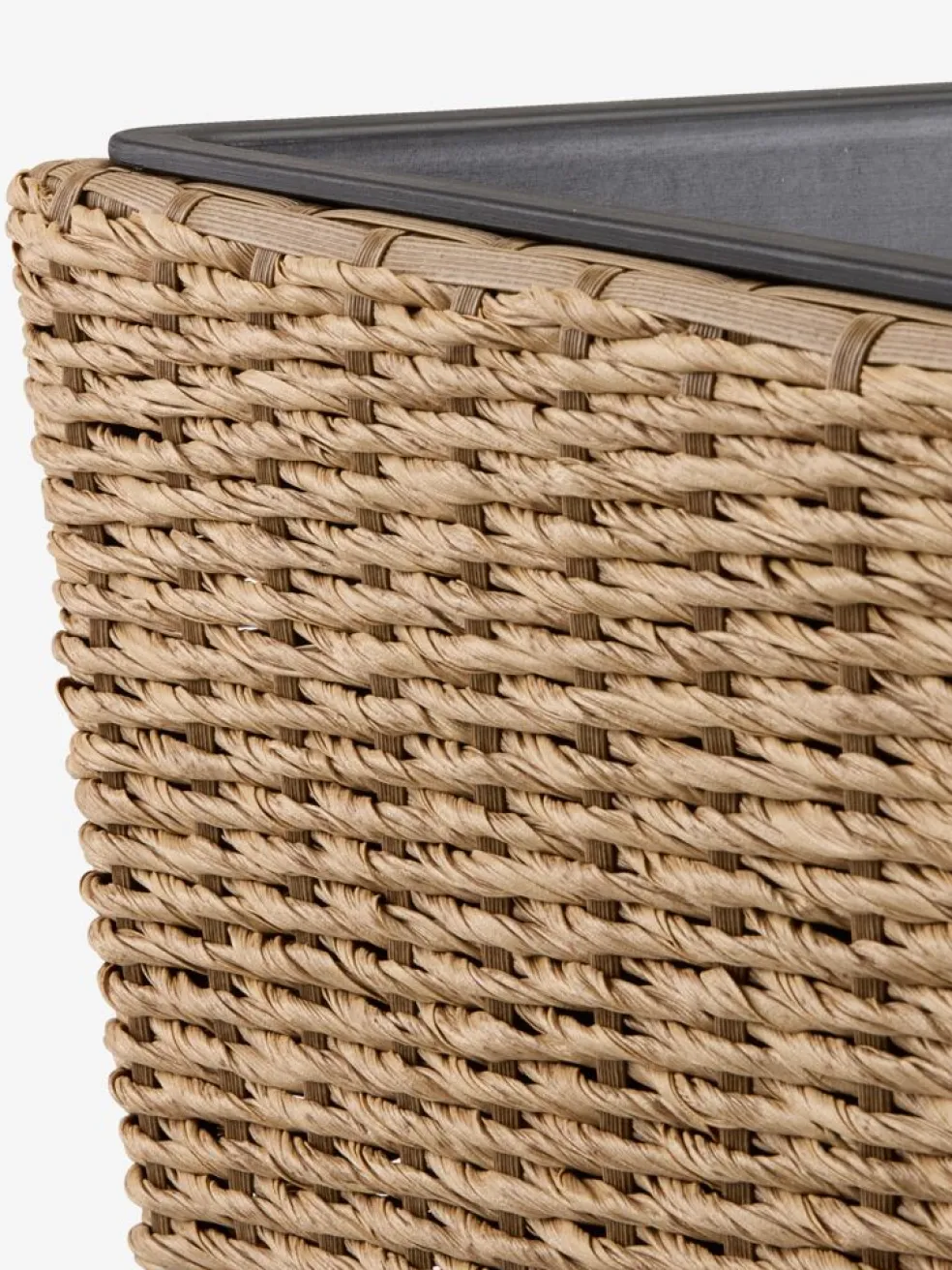 KUBBPanier pour plantes KUBB l36xL36xH70 naturel