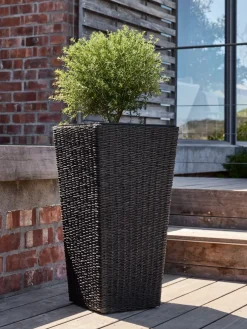 KUBBPanier pour plantes KUBB l36xL36xH70 noir