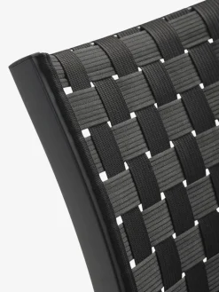 KUMLA + GLOMFJORDKUMLA L150 table gris + 4 GLOMFJORD chaises noir
