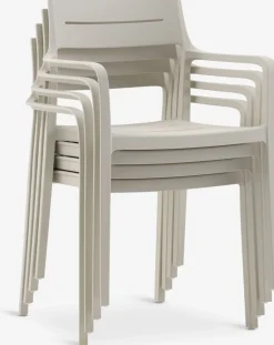 KUMLA + INGSTRUPKUMLA L200 table + 4 INGSTRUP chaises beige