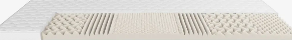 KVISTENPlusSurmatelas 140x190cm KVISTEN Blanc