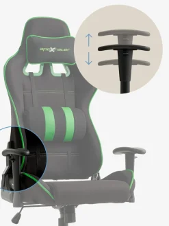 LAMDRUPChaise gaming LAMDRUP noir/vert