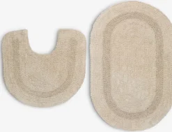 LERDALABasicEnsemble tapis de bain LERDALA 2 pcs beige