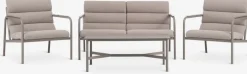 LILLESTROEMEnsemble lounge LILLESTROEM 4 personnes sable foncé