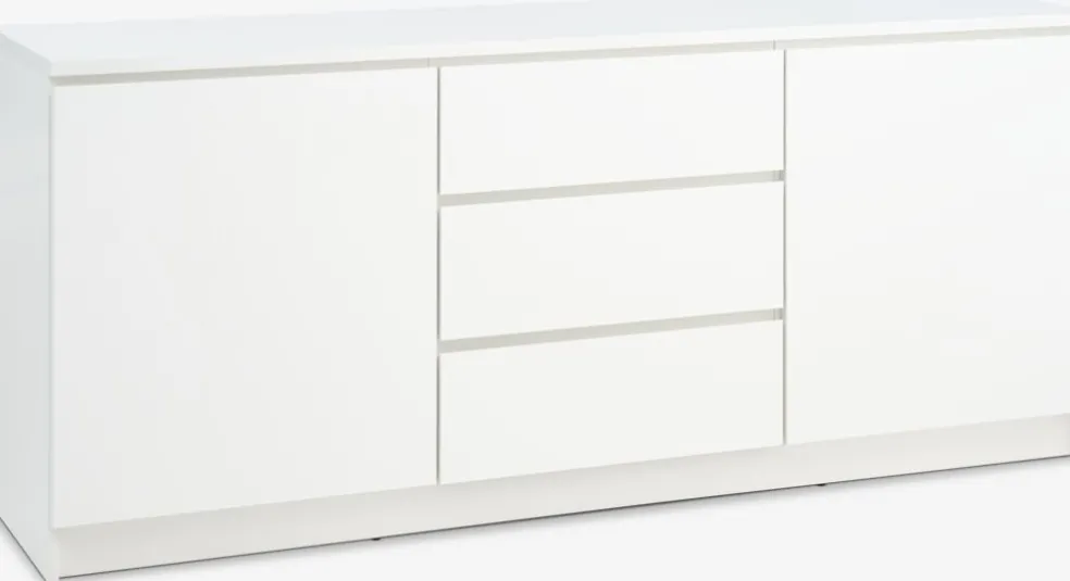 LIMFJORDENBuffet LIMFJORDEN 2 portes 3 tiroirs blanc