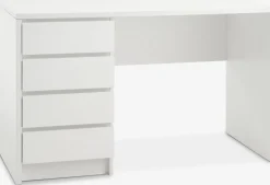 LIMFJORDENBureau LIMFJORDEN 60x120 4 tiroirs blanc