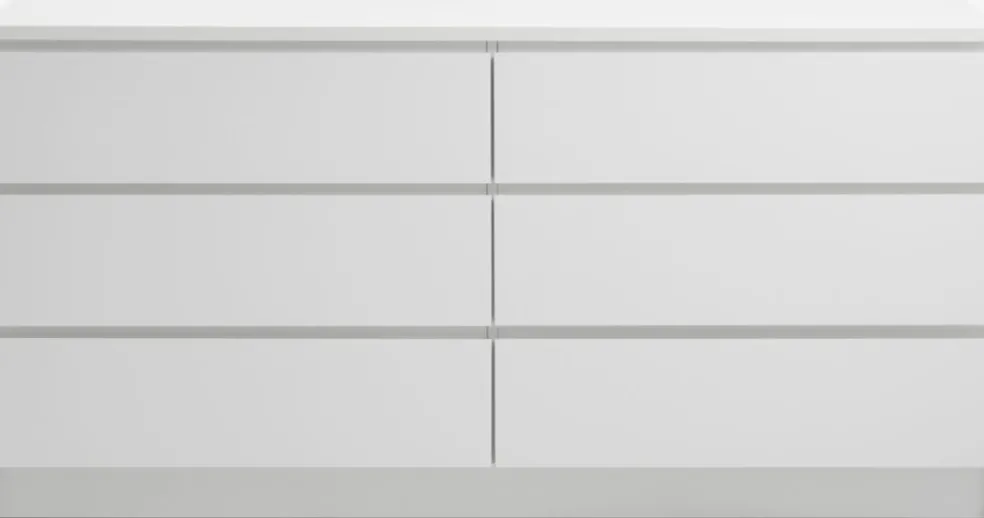 LIMFJORDENCommode 3+3 tiroirs LIMFJORDEN blanc