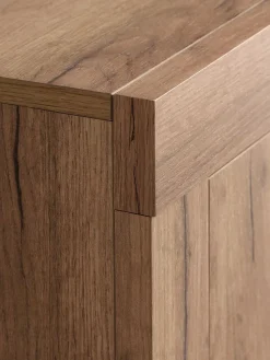LINTRUPBuffet LINTRUP 2 portes 3 tiroirs coloris chêne naturel