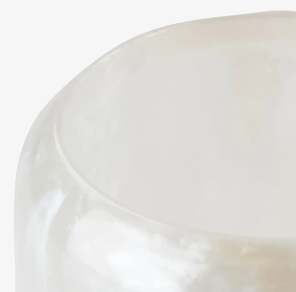 LISTERBYDistributeur de savon LISTERBY blanc effet nacre