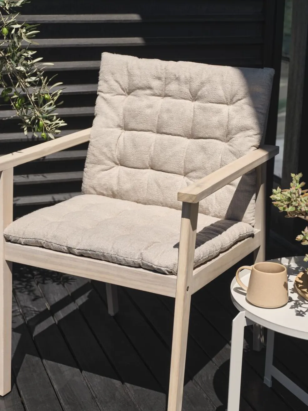LODSHOLMCoussin de jardin pour fauteuil lounge LODSHOLM sable