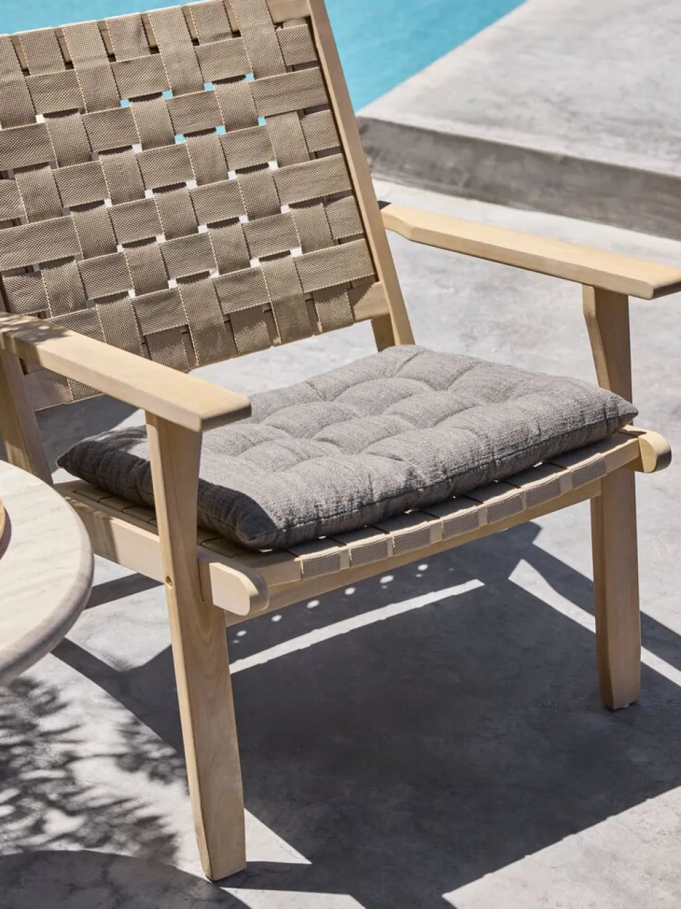 LODSHOLMCoussin de jardin pour fauteuil lounge LODSHOLM brun foncé