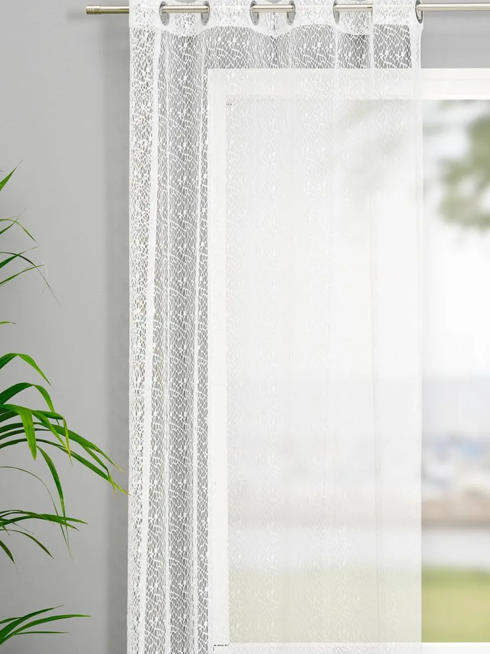 LURORideau LURO 1x140x300 toile crème