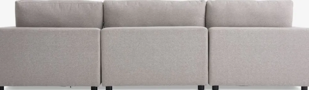 LYBYCanapé modulable LYBY 3 places tissu sable