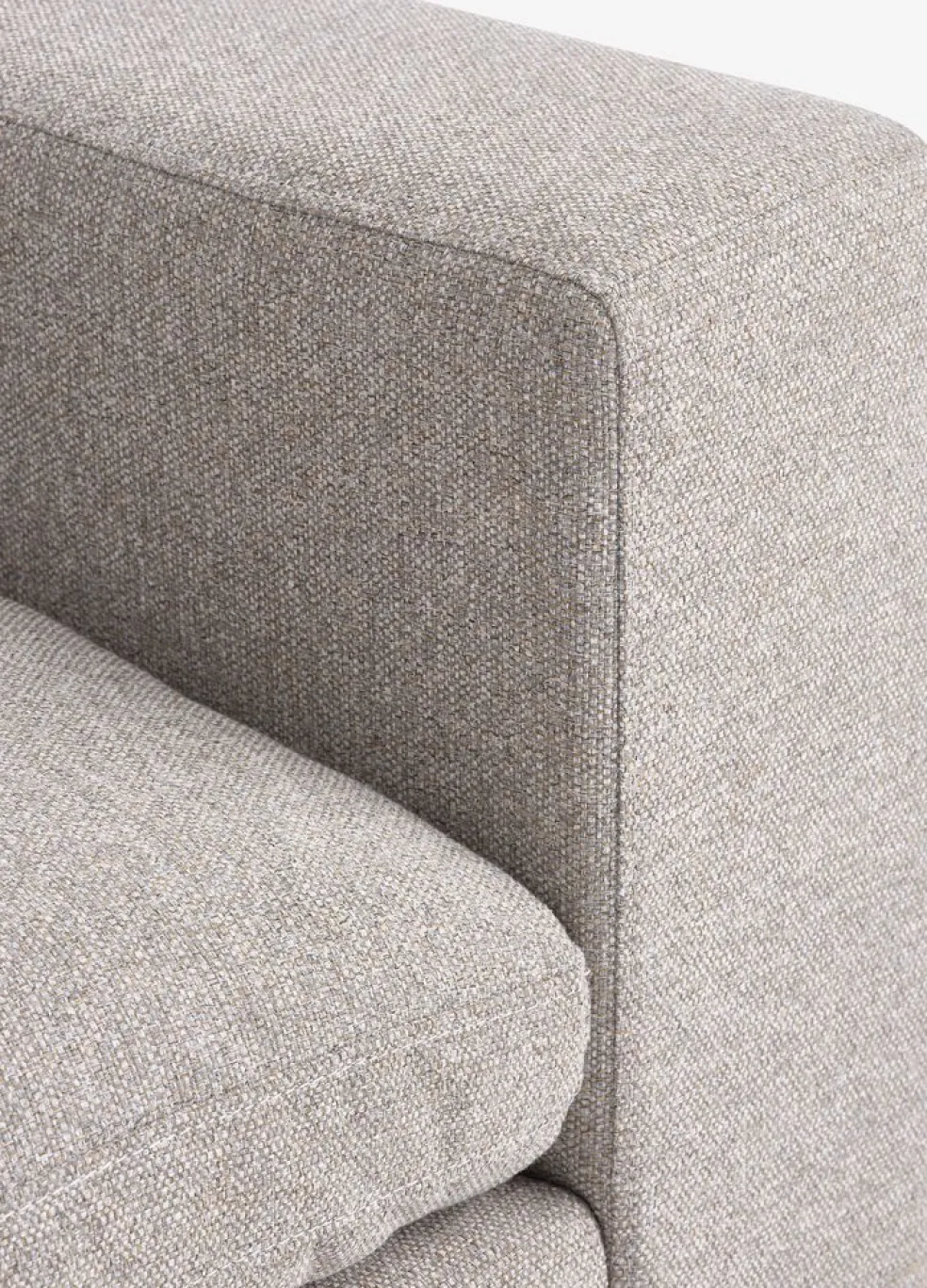 LYBYCanapé modulable LYBY 3 places tissu sable