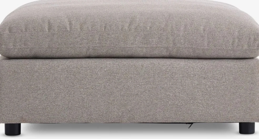 LYBYModule canapé LYBY méridienne/pouf tissu sable