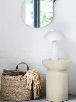 LYDUMPiédestal LYDUM Ø34xH46 fibre ciment beige