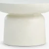 LYDUMTable basse LYDUM Ø60 fibre ciment beige