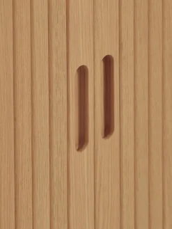 LYNGVIGArmoire LYNGVIG 90 cm 2 portes tambours chêne naturel