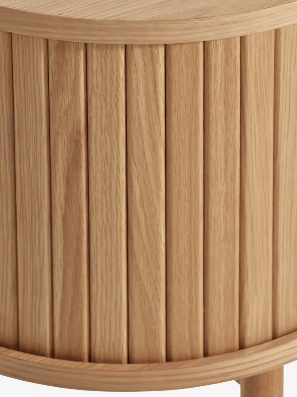 LYNGVIGMeuble TV LYNGVIG 160cm 2 portes tambours chêne naturel