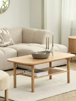 LYNGVIGTable basse LYNGVIG 60x110 a/tablette chêne naturel