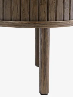 LYNGVIGTable de nuit LYNGVIG 2 portes tambours chêne foncé